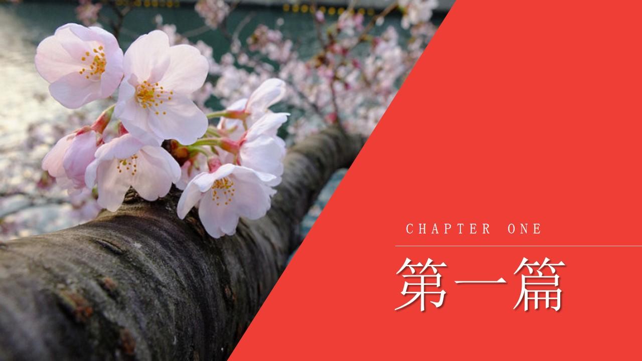 chapter one旅游旅行云素材PPT模板1669986837162